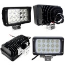2ШТ ФАРА РОБОЧА ФАРИ DARBINIAI LED (СВІТЛОДІОД) ГАЛОГЕН ФАРА 45W 12/24V 15LED (СВІТЛОДІОД)  (17375660338) фото min 8