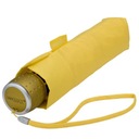 Классический женский складной зонт желтого цвета.