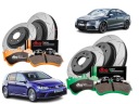 Golf 7R S3 TTS Leon Octavia CC Комплект передний DBA + Комплект задний T2