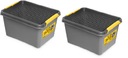 2x КОНТЕЙНЕРА MOXOM 1552 С ЖЕСТКОЙ КРЫШКОЙ 15,5 Л