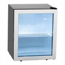 Chladnička na nápoje chladiaca vitrína oceľ 54 l čierna Hĺbka police 33 cm