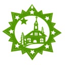 РОЖДЕСТВЕНСКОЕ УКРАШЕНИЕ ИЗ ЗЕЛЕНОГО ВОЙЛКА, 20 см