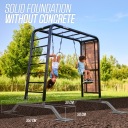 майданчик сталевий для вкопування BERG PlayBase Large + Peak set