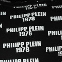 Philipp Plein pánske tričko čierne prihlásené UTPG21-99 XL Veľkosť XL
