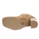 Dámske členkové čižmy na podpätku Prelamované letné semišové topánky Pohodlné ženské 39 Kód výrobcu Y80 dark beige