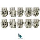 Экипированные рюкзаки ударных войск 10 шт.