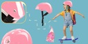 Набор розовых защитных шлемов для детей на роликовых самокатах и ​​скейтбордах