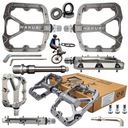 PEDAŁY ROWEROWE HAKURI ALUMINIOWE 3 ŁOŻYSKA LEKKIE PLATFORMOWE MTB DH TRIAL
