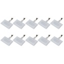 бейдж с зажимом-держателем 10 шт.