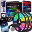 ЦВЕТНАЯ СВЕТОДИОДНАЯ ЛЕНТА RGB ДЛИНОЙ 15 М РЕМЕНЬ BLUETOOTH СВЕТОДИОДЫ ДИСТАНЦИОННОГО УПРАВЛЕНИЯ ПРИЛОЖЕНИЕМ
