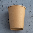 ЭКО бумажные стаканчики для кофе 100 мл крафт - 50 шт.