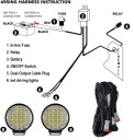 PHARES BIGLION.X 6-CALOWY LED 210W 32000LM AVEC FAISCEAU DE CÂBLES FILSphoto 7