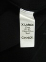 GEORGE bavlnený čierny zapínací sveter R XL Dominujúca farba čierna