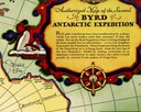 Адмирал Берд II Экспедиция Плоская Земля 70x50см