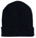 Czapka Normcore - czarny | beanie, gładka, bez wzoru cz14246