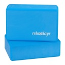 Аксесуари Для Йоги Relaxdays Синій Брусок 2 Szt