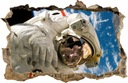 КОСМОНАВТ Наклейка на стену 80х52 №205