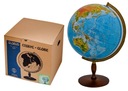 XXL PHYSICAL GLOBUS ДЕРЕВЯННАЯ ОСНОВА 42 СМ