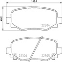 DISCO HAMULC. ALFA ROMEO 159 05-11 PARTE TRASERA 