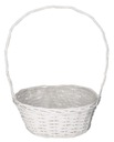 ПЛЕТЕНАЯ КОРЗИНА, ПОДАРОЧНЫЕ КОРЗИНЫ XXL, БЕЛЫЕ, БОЛЬШИЕ