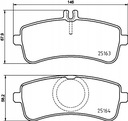 BREMBO P 50 132 SET PADS HAMULCOWYCH, HAMULC 