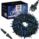 РОЖДЕСТВЕНСКИЕ ОГНИ 500LED НАРУЖНЫЕ СВЕТЫ ТОЛЩИНОЙ 31М ГОЛУБОЙ СИНИЙ СВЕТ