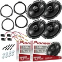 4 ДИНАМИКИ PIONEER OPEL VECTRA C SIGNUM СПЕЦИАЛЬНЫЕ ДВЕРНЫЕ ПРОСТАВКИ ПЕРЕДНЯЯ ЗАДНЯЯ