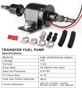 НАСОС ПАЛИВНА 12V ЕЛЕКТРИЧНА УНІВЕРСАЛЬНЕ 5/16 ДЮЙМА 5-9 PSI  (18856534830) фото min 7