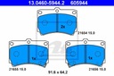 ZAPATAS DE FRENADO ATE DO MAZDA 323 P V 1.3 B3 1.5 