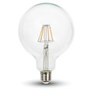 Żarówka LED V-TAC 6W Filament E27 G125