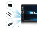 AUTORÁDIO BLUETOOTH 2DIN + CÚVACIA KAMERA Kompatibilné pamäťové médiá microSD kartu SD karta USB