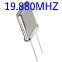 Кварцевый резонатор-генератор 19,880 МГц HC-49U 1 шт.