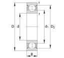 BEARING KULKOWE ZWYKLE 50X90X20 MM GOPART 62102RSGP  photo 6