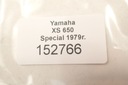 Yamaha XS 650 Special Linka gazu Jakość części (zgodnie z GVO) O - oryginał z logo producenta pojazdu (OE)