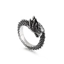 KALEN Creative 3D Dragon Charm prstene na prsty HIp Ho Silueta regular