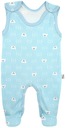 ДЕТСКИЕ КОЛЬЦА, ХЛОПКОВЫЕ КОЛЬЦА, МОЛНИЯ, размер 74, BABY BLUE BEAR /49/