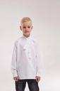 Koszula haftowana wyszywanka chłopięca biała na białym 122 Rozmiar (new) 122 (117 - 122 cm)