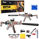 АВТОМАТИЧЕСКИЙ ПИСТОЛЕТ MP5K С ГЕЛЕВЫМИ ШАРАМИ СТРЕЛКА 2 В 1