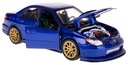 SUBARU IMPREZA WRX STI MODEL METAL 1:24 WELLY NIEB