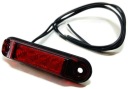 OBRYSOWKA DIODNE 4 LED RED LIGHT BULB DIMENSIONS DIMENSIONAL SLIM 12V 24V  photo 8
