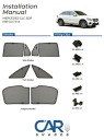 CURTAINS SUNNY MERCEDES GLC 15- COVERS DRAPES PRZECIWSUNNY  photo 15