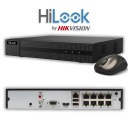 КОМПЛЕКТ ИЗ 6 КАМЕР ДЛЯ ВНЕШНЕГО ВИДЕОНАБЛЮДЕНИЯ IP POE HILOOK 4 Мп 2 ТБ