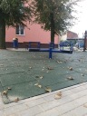 коврик резиновый под оборудование балкон терраса бассейн 50х50см sbr толщина 15мм хаки