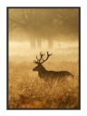 КАРТИНА-ПОСТЕР В РАМКЕ 43х33 см Золотой Олень Pio P661