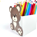 Настольный органайзер для 3D мелков Big Teddy Bear подарок на день рождения Kajawis