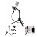 СТУДИЙНЫЙ МИКРОФОН USB ПК/ ШТАТИВ/ ГЕЙМЕР/ YOUTUBE