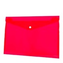 Teczka kopertowa czerwona na zatrzask Tetis A4