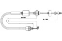 ATE CÂBLE ADHÉRENCE RENAULT KANGOO 98-07 24.3728-1016.2photo 8