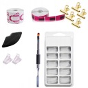 Набор LUX для акрилового геля Crimper Template Brush