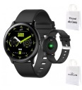RUBICON RNCE61 Черные умные часы с каучуковым ремешком